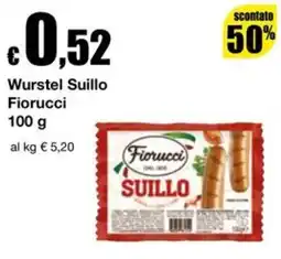 Sì con te Supermercati Wurstel Suillo Fiorucci offerta