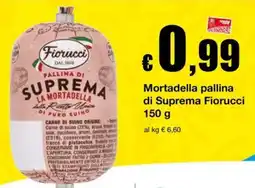 Sì con te Supermercati Mortadella pallina di Suprema Fiorucci offerta