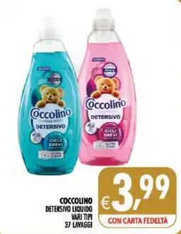 Deco Iperstore Coccolino detersivo liquido offerta