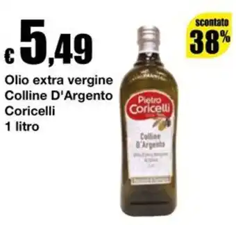 Sì con te Supermercati Olio extra vergine Colline D'Argento Coricelli offerta