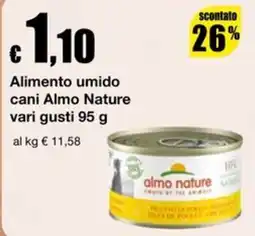 Sì con te Supermercati Alimento umido cani Almo Nature offerta