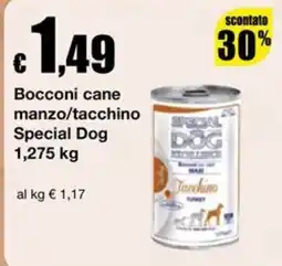 Sì con te Supermercati Bocconi cane manzo/tacchino Special Dog offerta