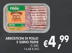 èccoMI Arrosticini di pollo e suino Fileni offerta