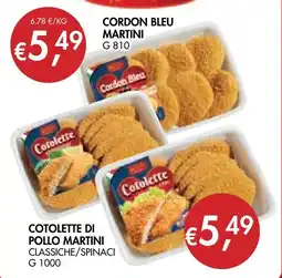 èccoMI Cotolette di pollo Martini offerta
