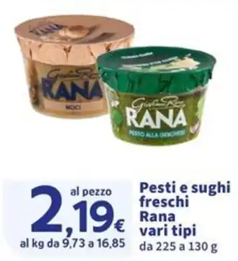 Pesti e sughi freschi Rana