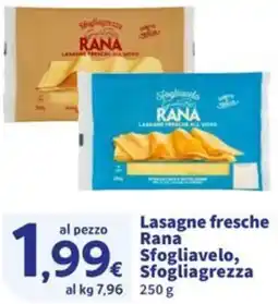 Sigma Superstore Lasagne fresche Rana Sfogliavelo, Sfogliagrezza offerta