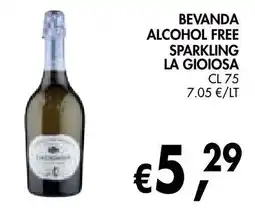 èccoMI Bevanda alcohol free sparkling la gioiosa offerta