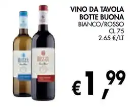 èccoMI Vino da tavola botte buona offerta