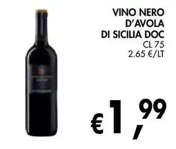 èccoMI Vino nero d'avola di sicilia doc offerta