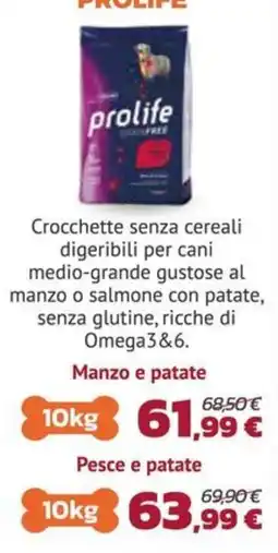 Joe Zampetti Prolife crocchette senza cereali offerta