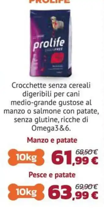 Prolife crocchette senza cereali