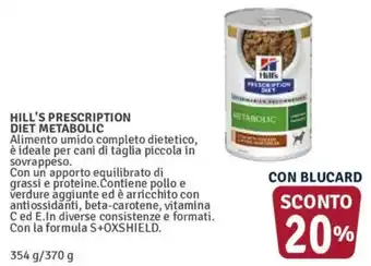Hill's Prescription Diet Metabolic