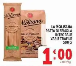 Deco Superstore La Molisana pasta di semola integrale offerta