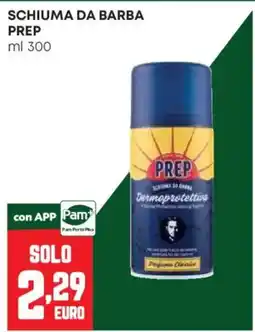 Pam Schiuma da barba Prep offerta