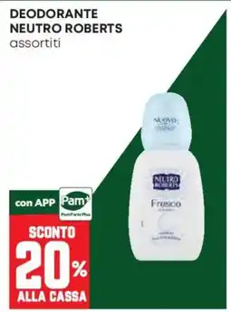 Pam Deodorante Neutro Roberts offerta