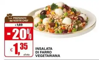 Il Gigante Insalata di farro vegetariana offerta