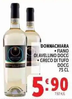 Deco Superstore Donnachiara Fiano di Avellino DOCG Greco di Tufo DOCG offerta