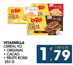 SeBón Supermercati Vitasnella cereal yo offerta