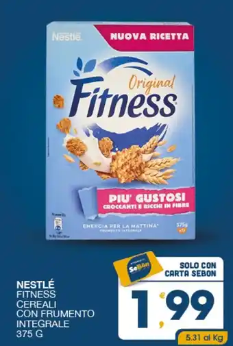 SeBón Supermercati Nestlé Fitness Cereali con frumento integrale offerta