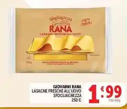 Deco Superstore Giovanni Rana lasagne fresche all'uovo sfogliagrezza offerta