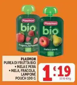 Deco Superstore Plasmon purea di frutta bio offerta