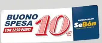 SeBón Supermercati Buono spesa offerta