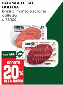 Pam Salumi affettati Golfeta offerta