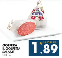 SeBón Supermercati Golfera il golfetta salame offerta