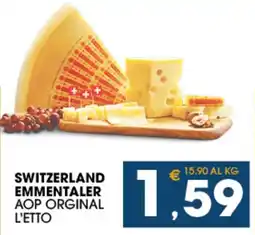 SeBón Supermercati Switzerland Emmentaler AOP Original offerta