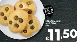 Bennet Focaccia mini alle olive offerta