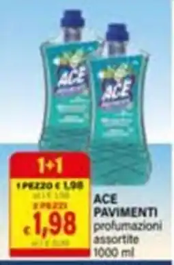 Il Gigante Ace pavimenti profumazioni assortite offerta