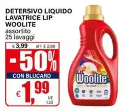 Il Gigante Detersivo liquido lavatrice Lip Woolite assortito offerta