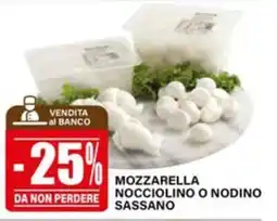 Il Gigante Mozzarella Nocciolino o Nodino Sassano offerta