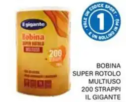 Il Gigante Bobina super rotolo multiuso il gigante offerta