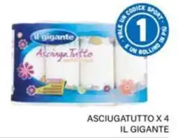 Il Gigante Asciugatutto il gigante offerta