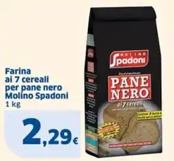 Sigma Farina ai 7 cereali per pane nero Molino Spadoni offerta