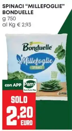 Pam Spinaci Millefoglie Bonduelle offerta