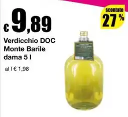 Sì con te Supermercati Verdicchio DOC Monte Barile offerta