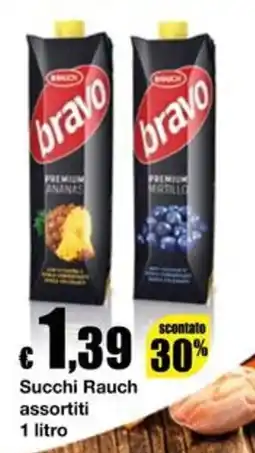 Sì con te Supermercati Succhi Rauch assortiti offerta