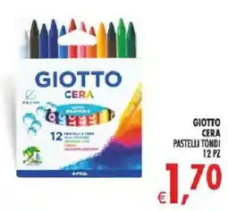 Deco Iperstore Giotto cera pastelli tondi offerta