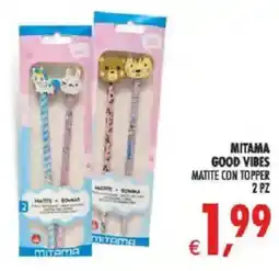 Deco Iperstore Mitama good vibes matite con topper offerta