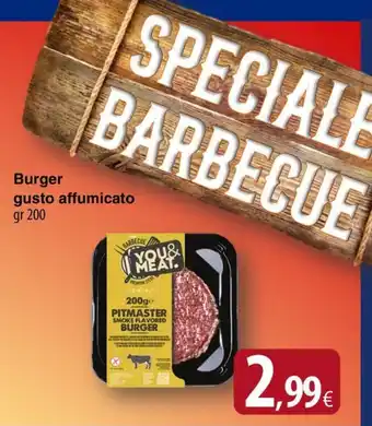 You & Meat Pitmaster Smoke Flavored Burger