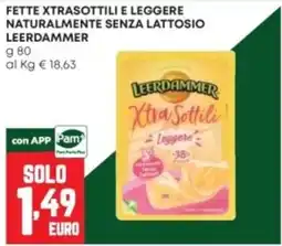 Panorama Fette xtrasottili e leggere senza lattosio Leerdammer offerta