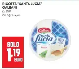 Panorama Ricotta Santa Lucia Galbani offerta