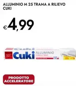 Bennet Alluminio trama a rilievo Cuki offerta