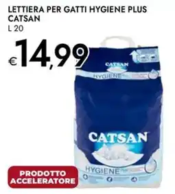 Bennet Lettiera per gatti hygiene plus Catsan offerta