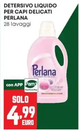 Pam Detersivo liquido per capi delicati Perlana offerta