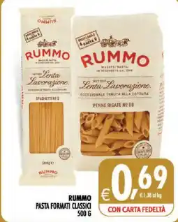 Deco Iperstore Rummo pasta formati classici offerta