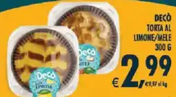 Deco Iperstore Decò torta al limone/mele offerta