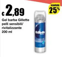Sì con te Supermercati Gel barba Gillette offerta